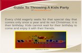 Guide to throwing a kids party by birthdaybless