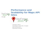 Performance and Scalability for Maps API Sites (Dev Fest '10 Mexico)