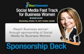 Reach Business Women Through Sponsorship of Social Media