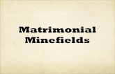 Matrimonial minefields -part one--track one--smmr