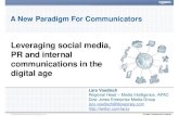 Leveraging Social Media, PR and Internal Comms 2010 - Lars Voedisch
