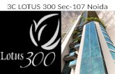 Flat For Sale Lotus-300 Sector-107 Noida Call-8826776770......