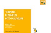 Turning business into pleasure