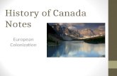 History of Canada- Exploration, Colonization, & Changes in Power
