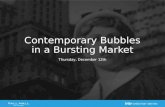 Contemporary Bubbles in a Bursting Market with Erica Barrish
