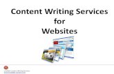 Content writing services for websites