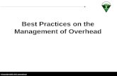 Best Practices on the Practice of Overhead