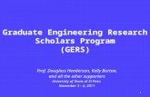 Graduate Engineering Research Scholars Program, Fall 2011