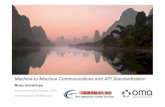Open Mobile Alliance strategy on M2M and API - Keynote at OMA/CCSA Symposium in Beijing (PRC)
