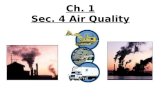 6th Grade-Ch 1 Sec  4 Air Quality