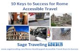 10 Keys to Success for Rome Accessible Travel