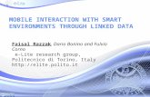Mobile Interaction with Smart Environment through Linked Data