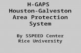 H-GAPS Houston-Galveston area protection system