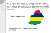 Legacy of mauritius