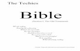 The Techi Bible: The Old Testament