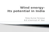 Wind energy  its potential in india