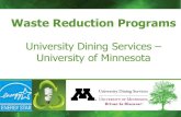 Business and Environment Series: Dickson - Waste Reduction Programs, UMN Dining Services