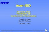Lean ISD - for Training Conference 1998
