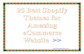 25 Best Shopify Templates for Amazing eCommerce Website