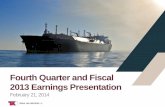 Teekay LNG Partners Fourth Quarter and 2014 Earnings Presentation