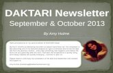Daktari Newsletter September - October 2013