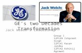 GE’s two Decades Transformation