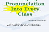 Bringing Pronunciation Into Every Class
