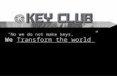 October 24th Key Club PP