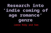 Research into 'Indie Romance' genre.