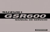 Manual de Servicio Suzuki GSR600