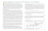 Simulation of the physics of flight