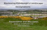 Review of Local Landscape Designations, Edinburgh
