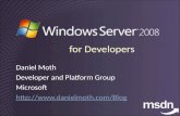 Windows Server 2008 for Developers - Part 2