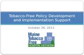 Adopting Tobacco-Free Hospital Policies - 10-26-11 Webinar