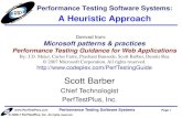 Performance Testing Secrets in Context
