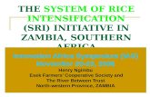 0613 The System of Rice Intensification (SRI) Initiative in Zambia, Southern Africa