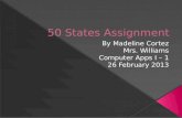 50 states assignment