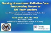 Mary Ersek-Nursing Home-Based Palliative Care: Empowering Nurses as IDT Team Leaders