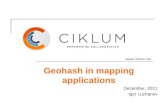 Geohash in mapping applications