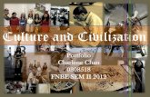 Culture and civilization portfolio