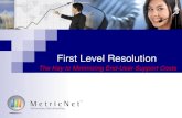 Free Service Desk Training Series | Service Desk First Level Resolution | MetricNet Certified