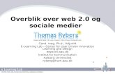 Overblik over web 2.0 og sociale medier