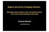 SIXSeoul13 Day 4: Bogota started by changing its software - Antanas Mockus
