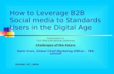 How to leverage B2B social networking with standard seattle 2010