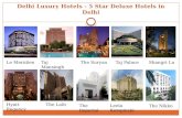 Delhi Luxury Hotels - 5 Star Deluxe Hotels in Delhi
