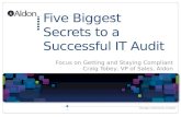 Five biggest secrets to an it audit webinar slides