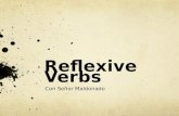 Reflexive verbs pp