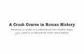 Crash course in roman history