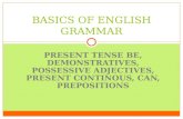 Basics of Grammar   edited