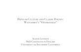 Popular Culture and Classic Poetry: Watchmen's Ozymandias